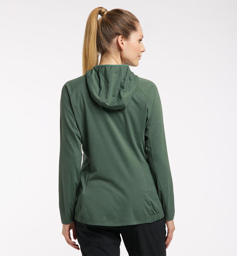 Haglöfs Womens Mirre Mid Layer Green New Zealand 19384TNMR